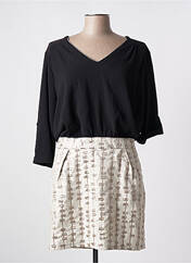 Robe courte noir LENNY B pour femme seconde vue