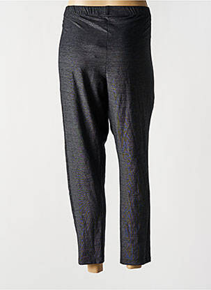 Pantalon 7/8 taille élastique gris BE THE QUEEN femme