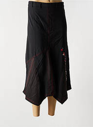 Jupe mi-longue coupe droite noir BE THE QUEEN femme