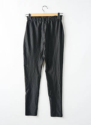 Pantalon slim taille élastique noir LAURA JANE femme