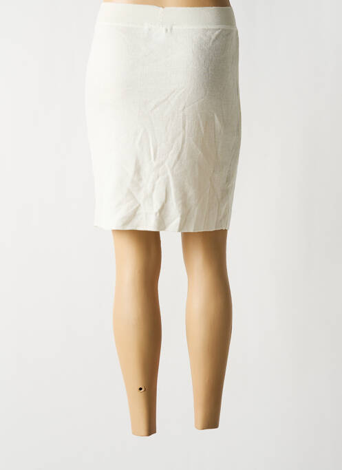 Jupe courte blanc TIKI TIRAWA femme