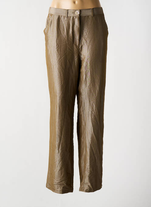 Pantalon droit marron BE THE QUEEN pour femme