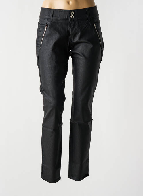Pantalon slim noir RAINBOW pour femme
