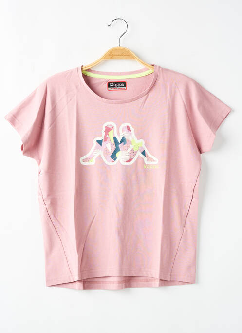 T-shirt rose KAPPA pour fille