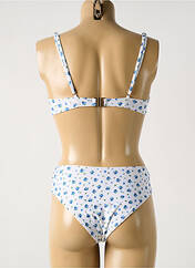 Maillot de bain 2 pièces blanc NÉNÉS pour femme seconde vue