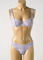 Maillot de bain 2 pièces violet ROUJE pour femme seconde vue