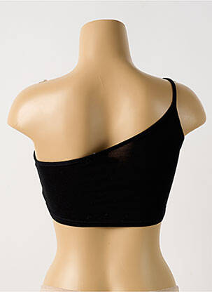 Top stretch fines bretelles noir NASTY GAL femme