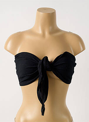 Top stretch sans manche noir BOOHOO femme