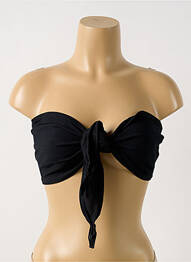 Top stretch sans manche noir BOOHOO femme
