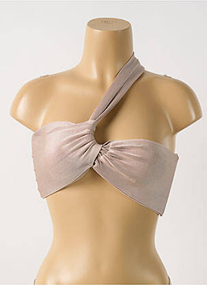 Top coupe cintrée sans manche beige HOUSE OF CB LONDON femme