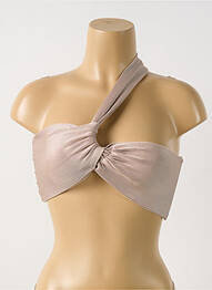 Top coupe cintrée sans manche beige HOUSE OF CB LONDON femme