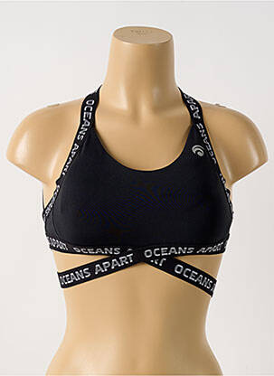 Soutien-gorge effet matière satinée brassieres noir OCEANS APART femme