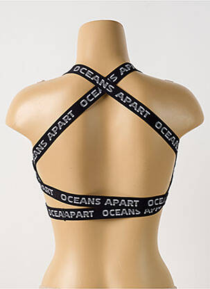 Soutien-gorge effet matière satinée brassieres noir OCEANS APART femme