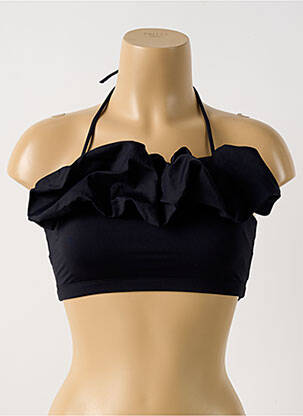 Haut de maillot de bain stretch haut bandeau noir MAIO femme