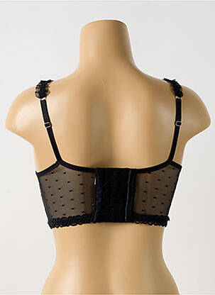 Corset tissage tulle noir INTIMISSIMI femme