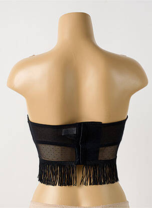 Corset tissage tulle noir INTIMISSIMI femme