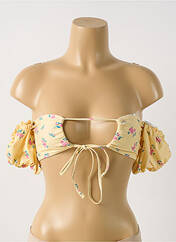 Haut de maillot de bain jaune BOOHOO pour femme seconde vue