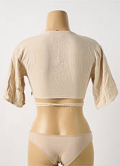 Top beige BOOHOO pour femme seconde vue