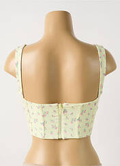 Top jaune HOUSE OF CB LONDON pour femme seconde vue
