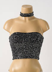 Top noir BROWNIE pour femme seconde vue