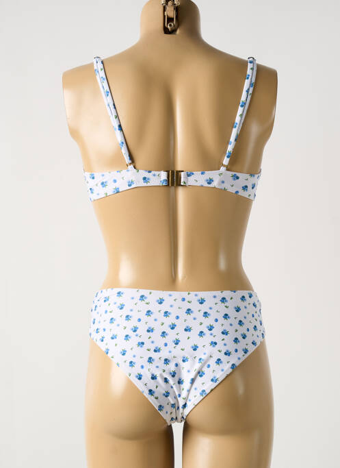 Maillot de bain 2 pièces blanc NÉNÉS pour femme