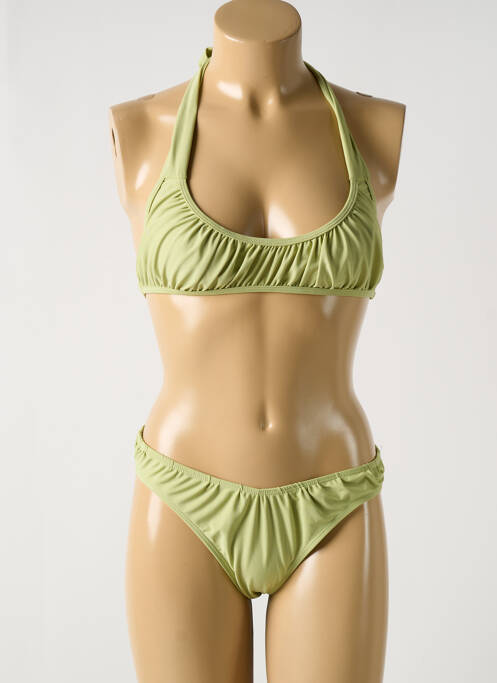 Maillot de bain 2 pièces vert NASTY GAL pour femme