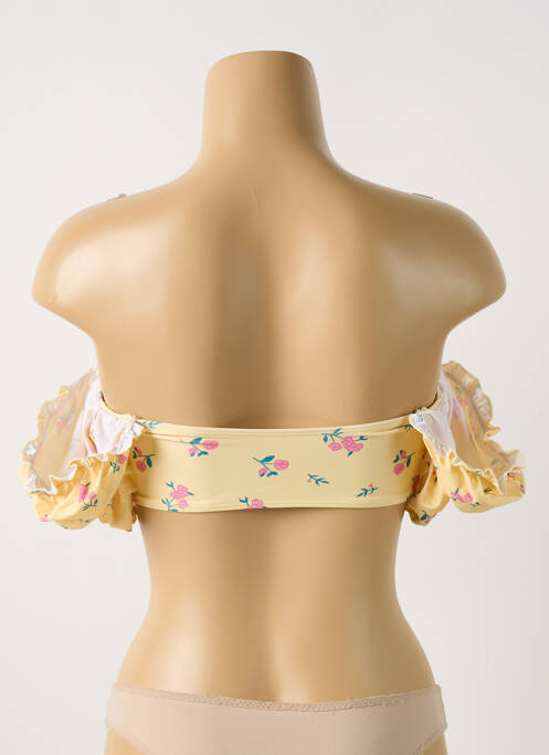 Haut de maillot de bain jaune BOOHOO pour femme