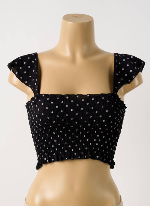 Top noir BOOHOO pour femme