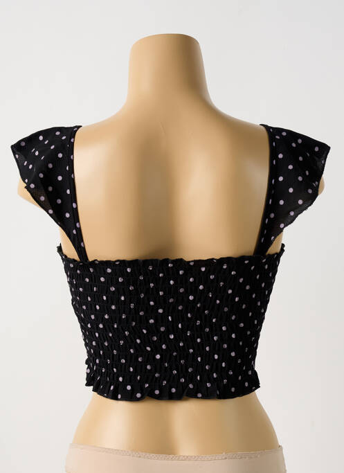 Top noir BOOHOO pour femme