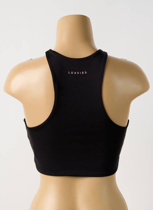 Top noir LOAVIES pour femme
