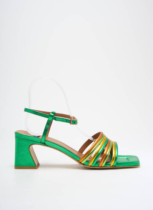 Sandales/Nu pieds vert ANGEL ALARCON pour femme