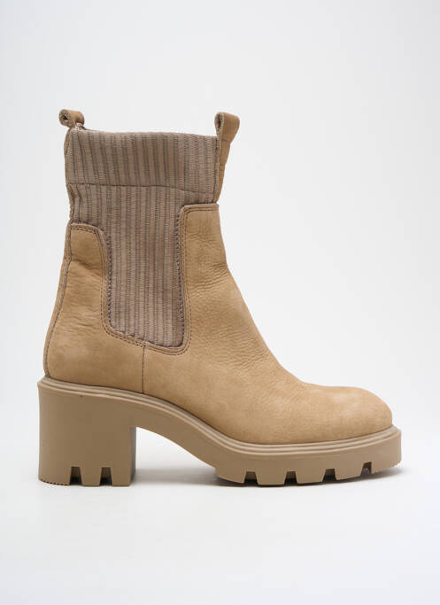 Bottines/Boots beige INUOVO pour femme