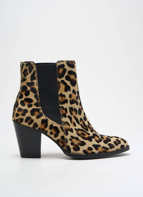 Bottines/Boots beige REQINS pour femme