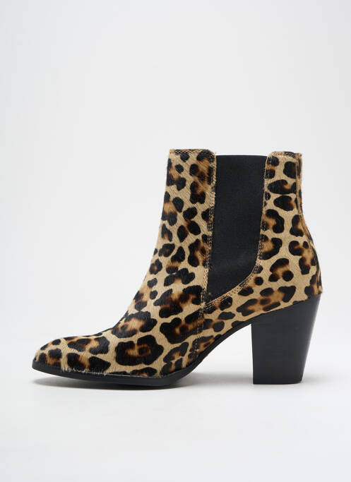 Bottines/Boots beige REQINS pour femme