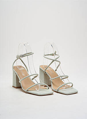 Sandales/Nu pieds vert BOOHOO pour femme