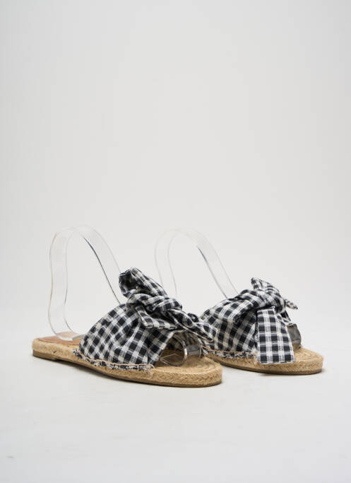 Espadrilles noir TEXTO pour femme
