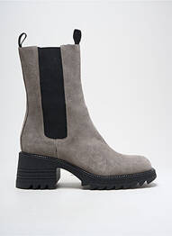 Bottines/boots nubuck talon de 4 à 6cm gris SEMERDJIAN femme