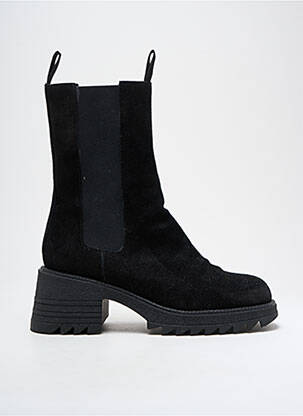 Bottines/boots nubuck talon de 4 à 6cm noir SEMERDJIAN femme