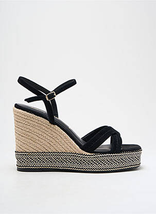 Espadrilles fermeture boucle(s) talon haut de 10cm et plus noir TAMARIS femme