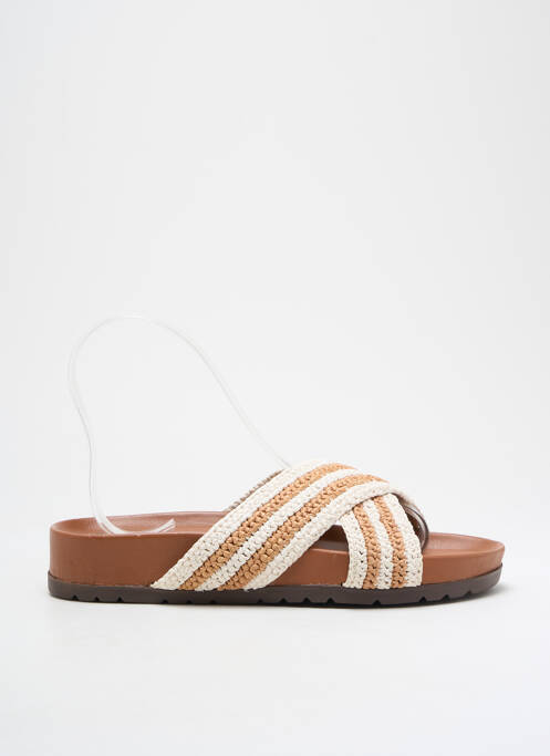 Mules/Sabots beige L'ATELIER TROPÉZIEN pour femme