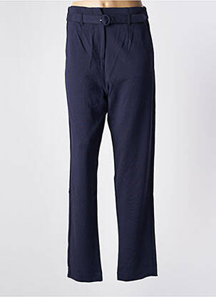 Pantalon slim taille haute taille haute bleu ZILCH femme