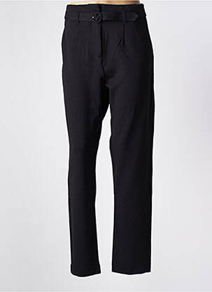 Pantalon slim stretch taille haute noir ZILCH femme