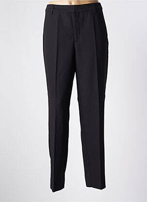 Pantalon chino taille normale taille normale noir KAFFE femme