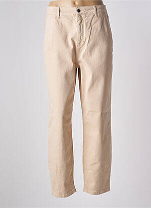 Jeans coupe droite taille haute taille haute beige KAFFE femme