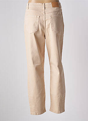 Jeans coupe droite taille haute taille haute beige KAFFE femme