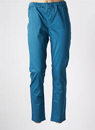 Jegging tissage popeline taille normale bleu LA FIANCEE DU MEKONG femme
