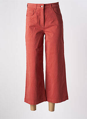 Jean coupe flare stretch taille haute orange BLUTSGESCHWISTER femme