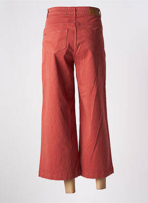 Jean coupe flare stretch taille haute orange BLUTSGESCHWISTER femme