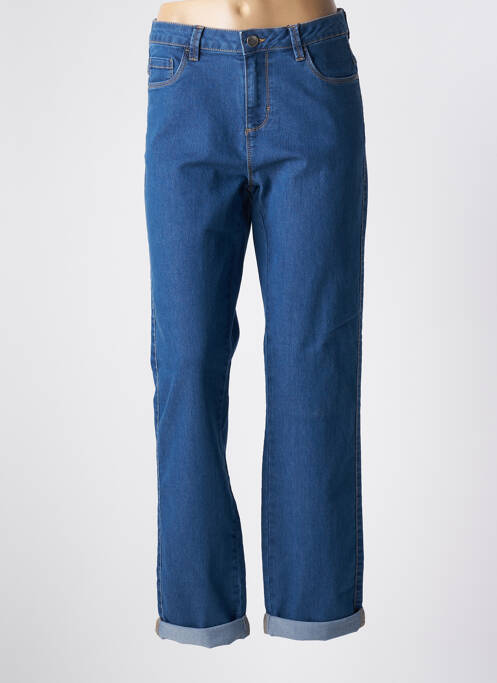 Jeans coupe droite bleu KAFFE pour femme