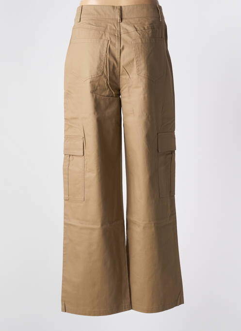 Pantalon cargo marron KAFFE pour femme